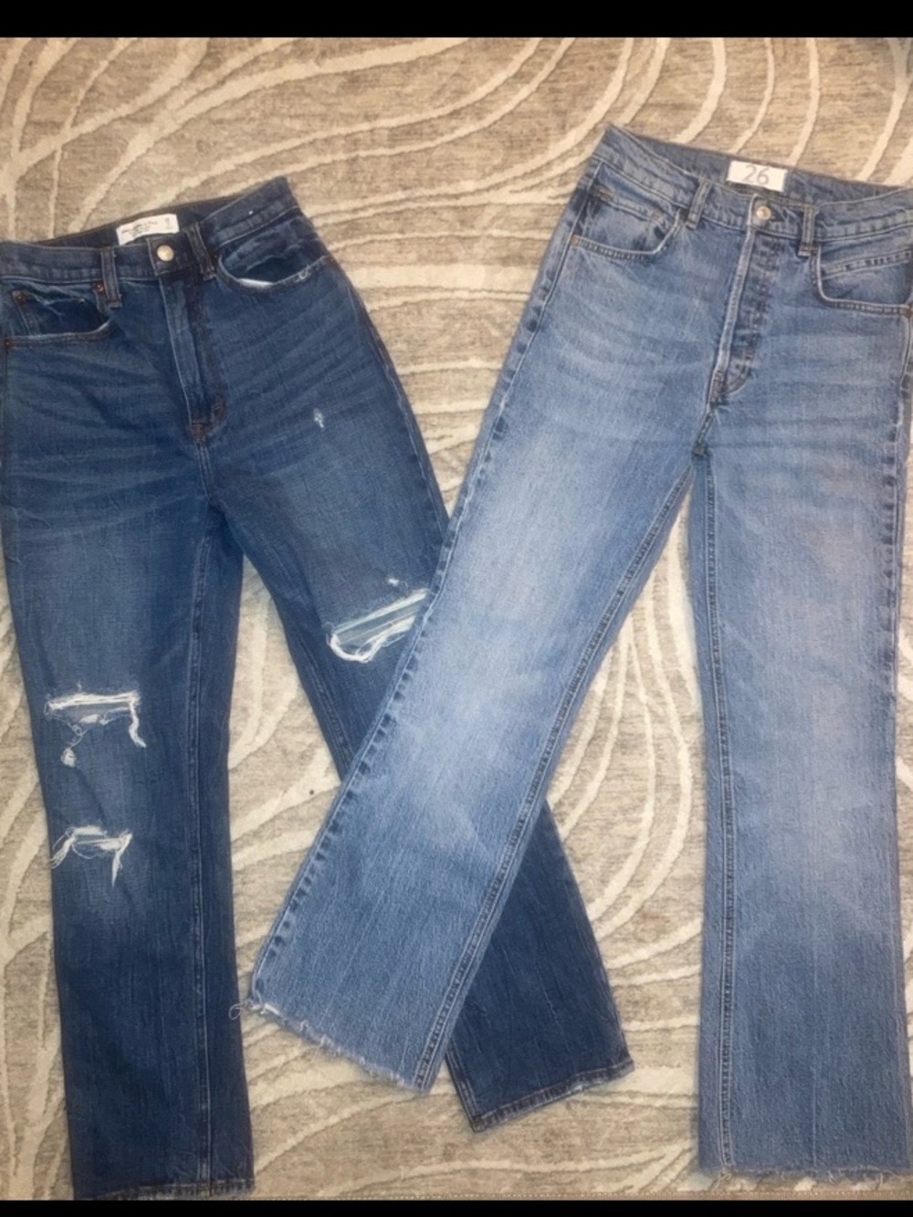 Jean bundle A&F Free People size 26